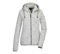 G.I.G.A. DX Women's Knitted Fleece Jacket/Fleece Jacket with Hood GW 52 WMN KNTFLC Jckt, gebrochenes Weiss, 36, 42233-000