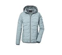 G.I.G.A. DX Women's quilted jacket with hood/functional jacket is water-repellent GW 21 WMN QLTD JCKT, light aquaverde, 40, 39845-000