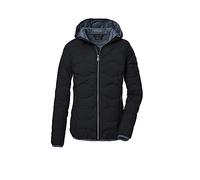 G.I.G.A. DX Women's Quilted Jacket with Hood/Functional Jacket is Water-Repellent GW 21 WMN QLTD JCKT, Dark Navy, 46, 39845-000