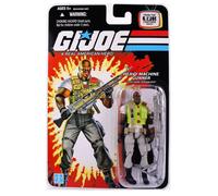 G.I. Joe - 2007 - Hasbro - Heavy Machine Gunner - Code Name: Roadblock Action Figure - w/ Base & Accessories - From the G.I. Joe Cartoon Series - New