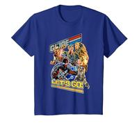 G.I. Joe A Real American Hero Let's Go! Retro Group Shot T-Shirt, Youth, Royal Blue, 2T