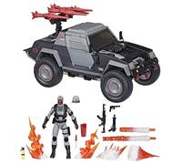 G.I. JOE Classified Series #120, Cobra Night Attack 4-WD Stinger & Driver, Collectible 6 Inch Action Figure & Vehicle with 8 Accessories