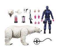 G.I. Joe Classified Series #161, Snake Eyes & Polar Bear, 6-Inch Scale Action Figure and Bear with 15 Accessories Including M.A.S.S. Device Catalytic Element