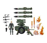 G.I. Joe Classified Series #182, Clayton “Hawk” Abernathy with M.M.S. (Mobile Missile System) Towable Vehicle, Collectible 6 Inch Action Figure Set