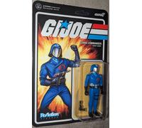 Reaction G.I. Joe Cobra Commander figure Super7 13656