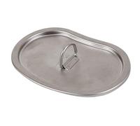 G.I. Type Stainless Steel Canteen Cup Lid, Fits Military Canteen Cup