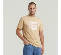 G-star Icon Short Sleeve T-shirt Yellow S Men
