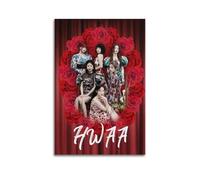 (G)-IDLE HWAA Print Album Cover Signed Limited Poster,Music Cover Posters,Pop Hip Hop Rap Singer Star Music Poster Aesthetic Canvas Wall Art for Girl And Boy Teens Dorm Decor 12x18inch(30x45cm) Unfram