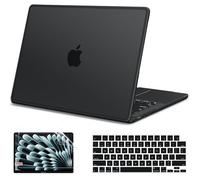 G JGOO Compatible with MacBook Pro 14 inch Case 2025 2024-2021 Release M4 M3 M2 M1 Pro/Max A3112 A3185 A3401 A2918 A2992 A2779 A2442, Anti-Crack Soft TPU Bumper Matte Hard Shell Case, Frosted Black