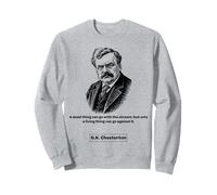 G.K. Chesterton Against the Stream Men Women Kids Gift Sweatshirt