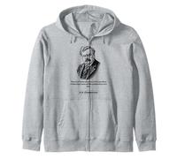 G.K. Chesterton Cardinal Virtues Funny Men Women Kids Gift Zip Hoodie