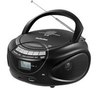 G Keni Portable CD Player Boombox with Bluetooth, AM/FM Radio, CD Boombox Support USB, SD, MMC Drive, Aux Input, Headphone Jack, Volume Stereo Sound, LCD Display, Mains and Battery