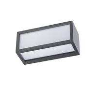 G & L Handels GmbH Outdoor wall light 400157, anthracite, aluminium, length 25.2 cm, IP54