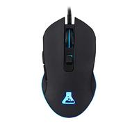 G-LAB Kult Helium Wired USB Gaming Mouse - 800 to 3200 DPI Optical Sensor, 7-Color LED Backlight, 6 Buttons - Comfortable and Lightweight Gaming Mouse - Compatible PC Mac XboxOne-X-S PS4 PS5 (Black)