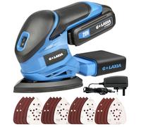 G LAXIA Cordless Detail Sanders 20V Li-ion 12000 RPM with Dust Collection System, 20Pcs Sandpapers, Battery and Charger Included, More Suitable for polishing Wood, Wall, Plaster