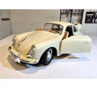 G LGB 1:24 Scale Cream Porsche 356 Coupe 1961 Detailed Diecast Model Car 22079