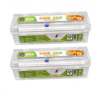G-like Cling Film Dispenser and Cutter Set PE Plastic Aluminum foil Cutter Catering and Kitchen Cling Film Rack 30cm Available
