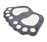 G-LIKE Cute Paw Bath Mat Non-Slip Bathroom Rug Washable 40 x 60 cm