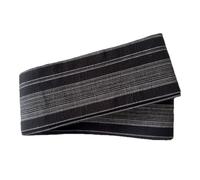 G-LIKE Japanese Kimono Obi Belt - Traditional Kimono Belt Waistband Harajuku Haori Yukata Robe Accessories Three-Dimensional Waist Belt Self Knot for Men - Cotton, black and white, One Size