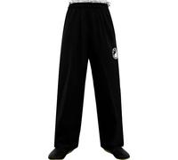 G-LIKE Martial Arts Taiji Training Trousers - Chinese Martial Arts Chenjiagou Tai Chi Kung Fu Qigong Shaolin Wide Legs Knickerbocker Graceful Uniform for Men and Women, black, 3XL