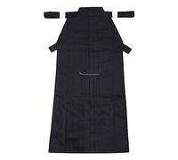 G-LIKE Mens Kendo/Aikido Keikogi Hakama Martial Arts Uniform (Only Black Hakama, XXS/155)