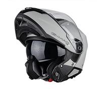 G-MAC Glide Evo Flip Front Motorcycle Helmet (L, Satin Cool Grey)