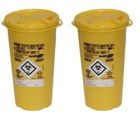 G+N Medical Sharps Container - DISPO 1 Litre (Pack of 2)