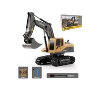 (G) New 2.4g Remote Control Excavator Dump Truck Rc Model Car Toy Professional Alloy Plastic Simulation