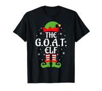 G.O.A.T Elf Xmas Family Matching Elf Squad Christmas T-Shirt