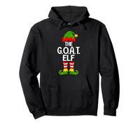 G.O.A.T Elf Xmas Matching Family Elf Squad Christmas Pullover Hoodie