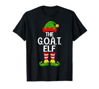 G.O.A.T Elf Xmas Matching Family Elf Squad Christmas T-Shirt