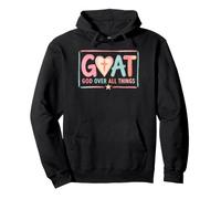 G.O.A.T God Over All Things - Christian Catholic Bible Verse Pullover Hoodie