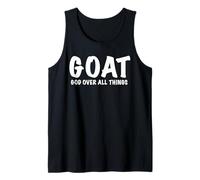 G.O.A.T. God Over All Things Religious Tank Top