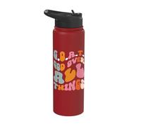 G.O.A.T. God Over All Things Stainless Steel Insulated Water Bottle