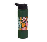G.O.A.T. God Over All Things Stainless Steel Insulated Water Bottle