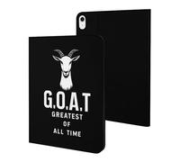 G.O.A.T Greatest Of All Time Slim Case Compatible with iPad 10th 9th 8th 7th Generation 2022 2021 2020 2019 Protective Cover Stand