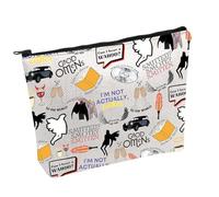 G-Omens Merchandise Comedy TV Gift Crowley and Aziraphale Wings Makeup Bag G-Omens TV Show Gift (Smitten UK)