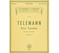 G.P. Telemann Four Sonatas For Flute And Piano Flt (Schirmer Library of Classics)