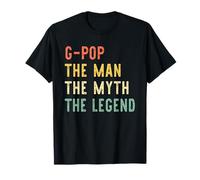 G-Pop The Man The Myth The Legend Retro Vintage GPop T-Shirt