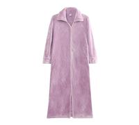 G Purple Terry Towelling Dressing Gown & Pyjamas Set - Men's & Women's Bathrobe, Home & Travel, Lightweight & Thick, Zip, XXXL