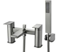 G-Rad Luxury Arvan Bathroom Bath Filler Shower Mixer Tap - Gun Metal