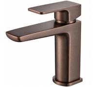 G-Rad Luxury Arvan Mono Bathroom Basin Sink Mixer Tap - Bronze