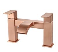 G-Rad Luxury Nerra Bathroom Bath Mixer Filler Tap - Polished Copper