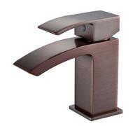 G-Rad Luxury Nerra Mono Bathroom Basin Sink Mixer Tap - Bronze