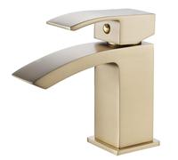 G-Rad Luxury Nerra Mono Bathroom Basin Sink Mixer Tap - Gold