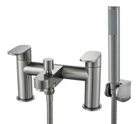 G-Rad Luxury Sanford Bathroom Bath Filler Shower Mixer Tap - Gun Metal
