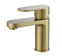 G-Rad Luxury Sanford Mono Bathroom Basin Sink Mixer Tap - Gold