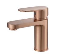 G-Rad Luxury Sanford Mono Bathroom Basin Sink Mixer Tap - Polished Copper