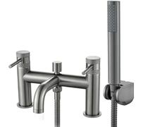 G-Rad Luxury Series Bathroom Bath Filler Shower Mixer Tap - Gun Metal
