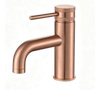 G-Rad Luxury Series Mono Bathroom Sink Mixer Tap - Polished Copper